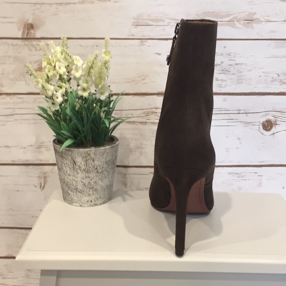 NWB BCBGMAXAZRIA Ava Bootie in Dark Army Green - Picture 3 of 5